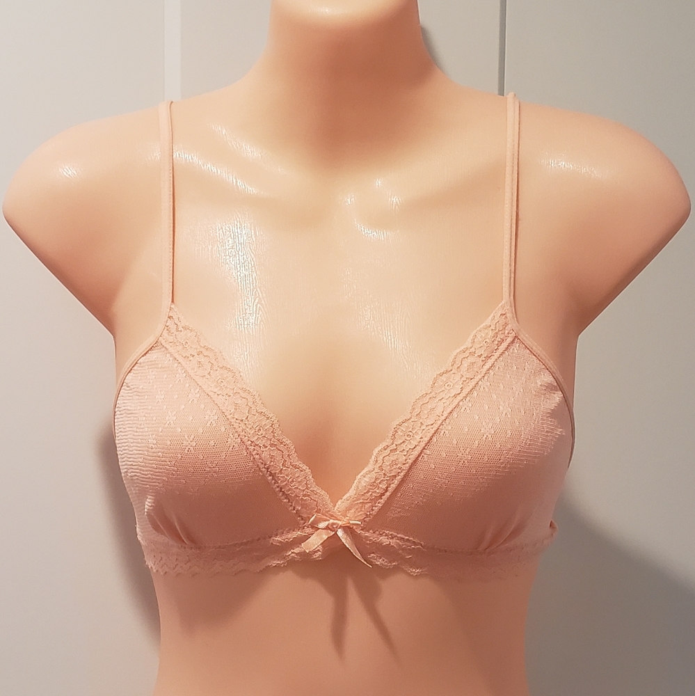 Forever 21 Sheer Unlined Lace Bralette